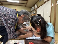 小さなバッグをぬう